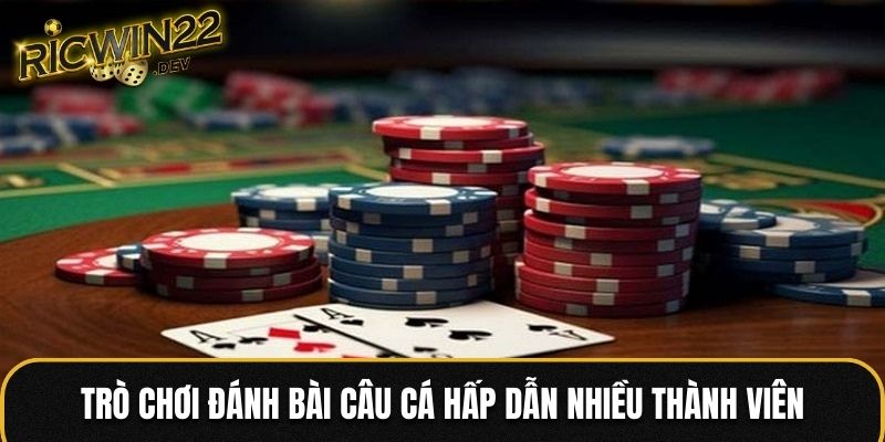 Trò chơi đánh bài câu cá hấp dẫn nhiều thành viên