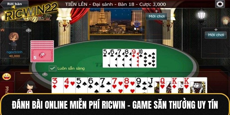 Đánh bài online miễn phí
